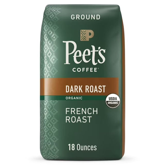 Peet's Coffee Organic French Roast Ground Coffee