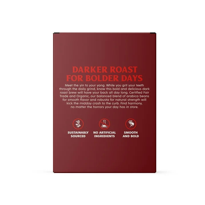 Death Wish Organic Fair Trade Dark Roast Pods 18 Count