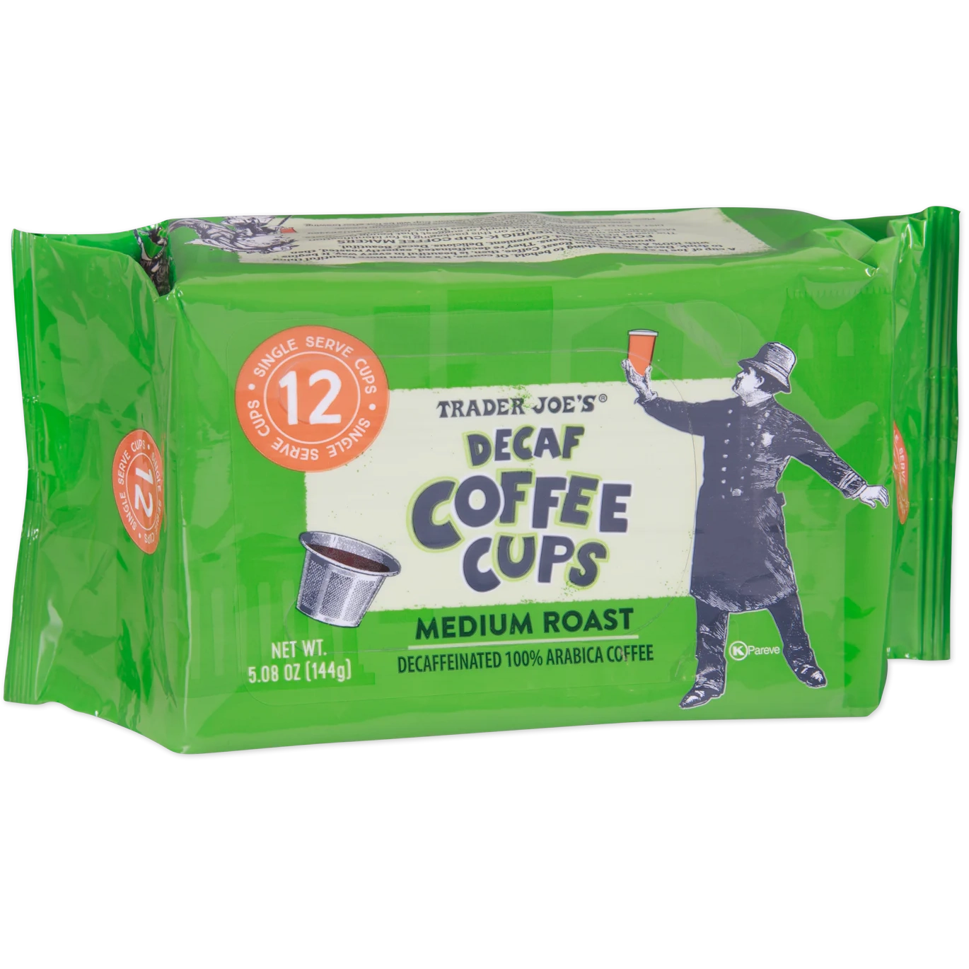 Trader Joe's Decaf Coffee Cups Medium Roast, 12 ct.