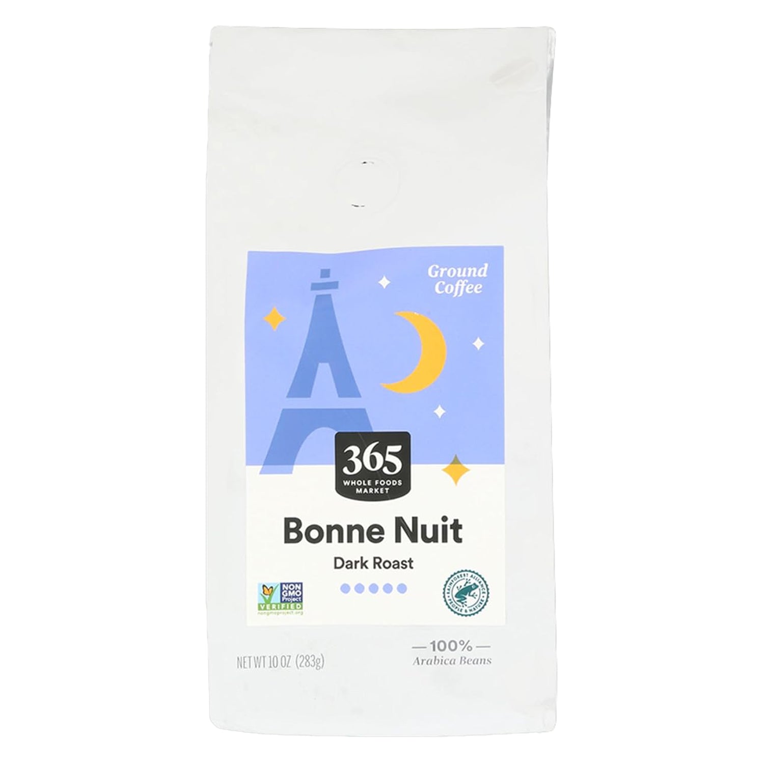 365 by Whole Foods Market Bonne Nuit Dark Roast Ground Coffee, 10 oz.
