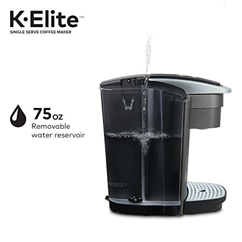 Keurig K-Elite Single Serve K-Cup Pod Coffee Maker, Programmable, Iced Coffee Capability, 8 to 12oz Brew Size