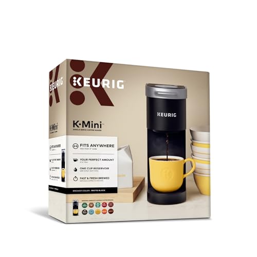 Keurig K-Mini Single Serve K-Cup Pod Coffee Maker, 6 to 12oz Brew size