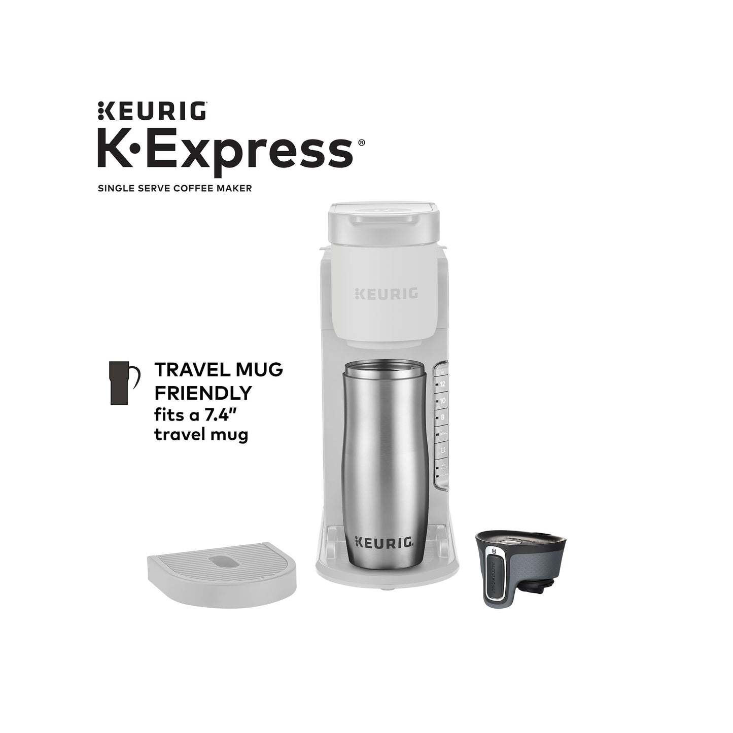 Keurig K-Express Single Serve K-Cup Pod Coffee Maker, 3 Brew Sizes