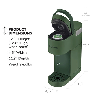 Keurig K-Mini Single Serve K-Cup Pod Coffee Maker, 6 to 12oz Brew size