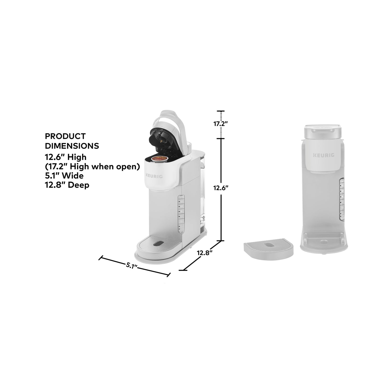 Keurig K-Express Single Serve K-Cup Pod Coffee Maker, 3 Brew Sizes