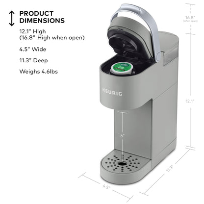 Keurig K-Mini Single Serve K-Cup Pod Coffee Maker, 6 to 12oz Brew size