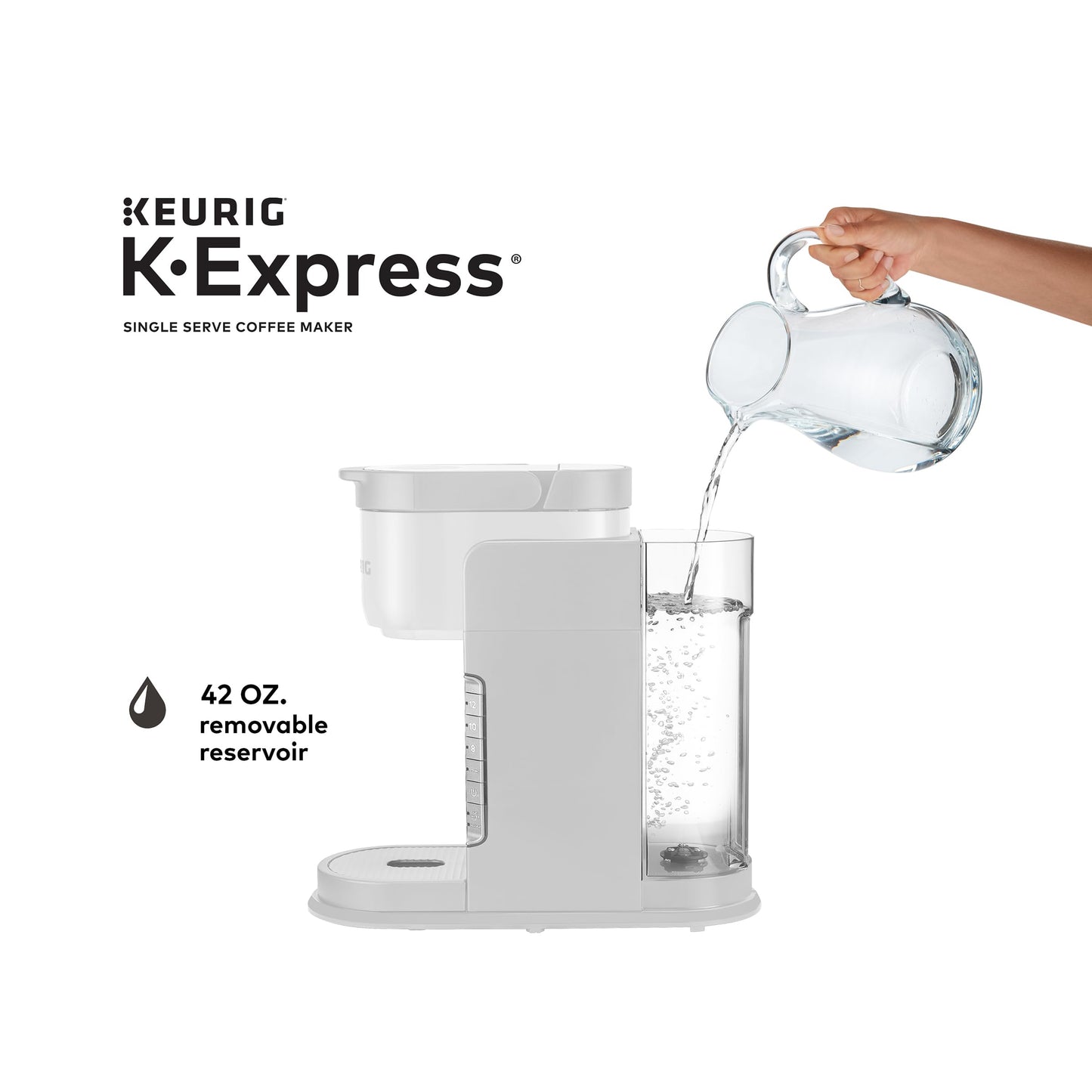 Keurig K-Express Single Serve K-Cup Pod Coffee Maker, 3 Brew Sizes