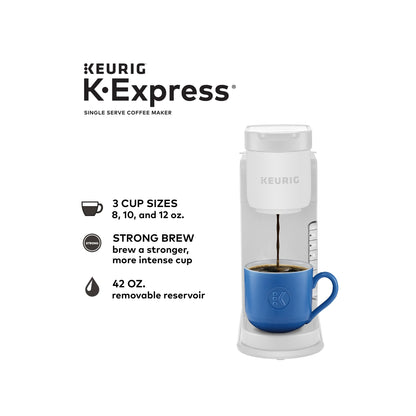 Keurig K-Express Single Serve K-Cup Pod Coffee Maker, 3 Brew Sizes