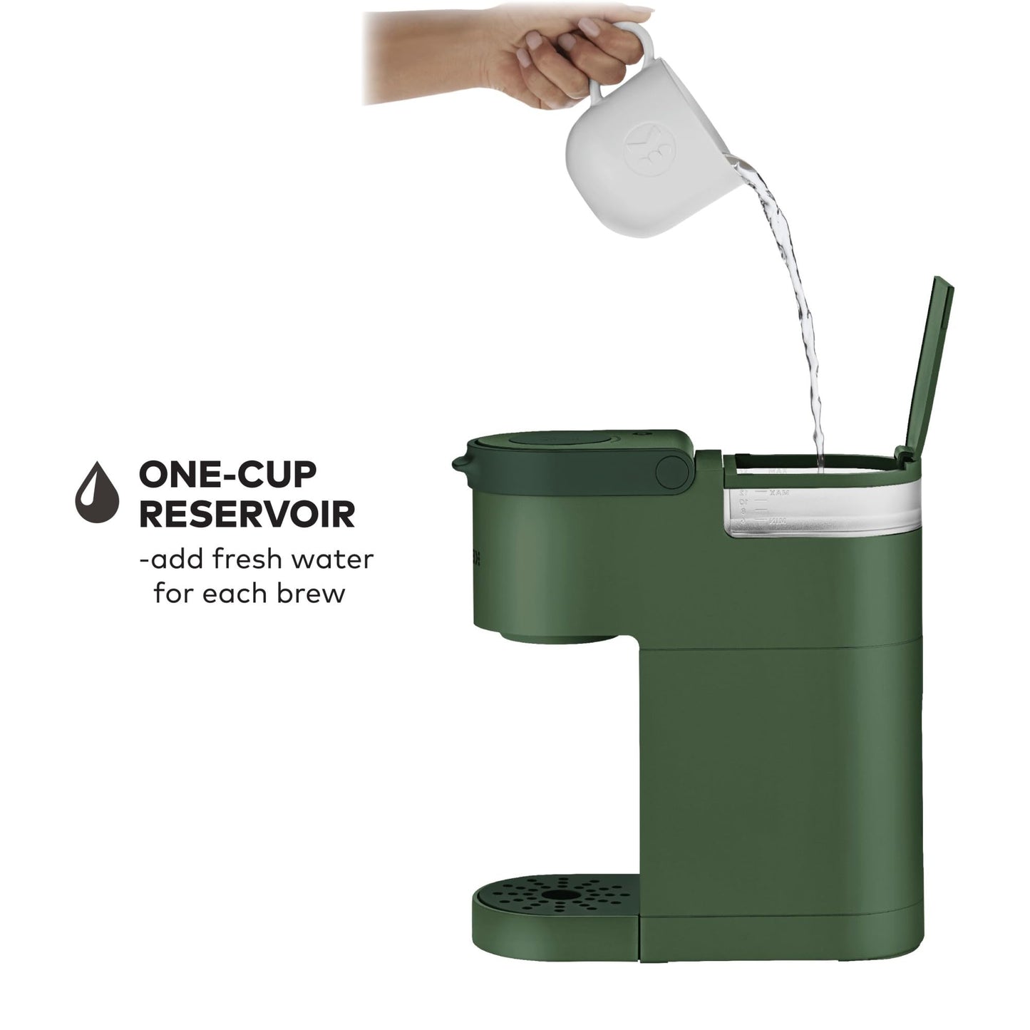 Keurig K-Mini Single Serve K-Cup Pod Coffee Maker, 6 to 12oz Brew size