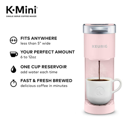 Keurig K-Mini Single Serve K-Cup Pod Coffee Maker, 6 to 12oz Brew size