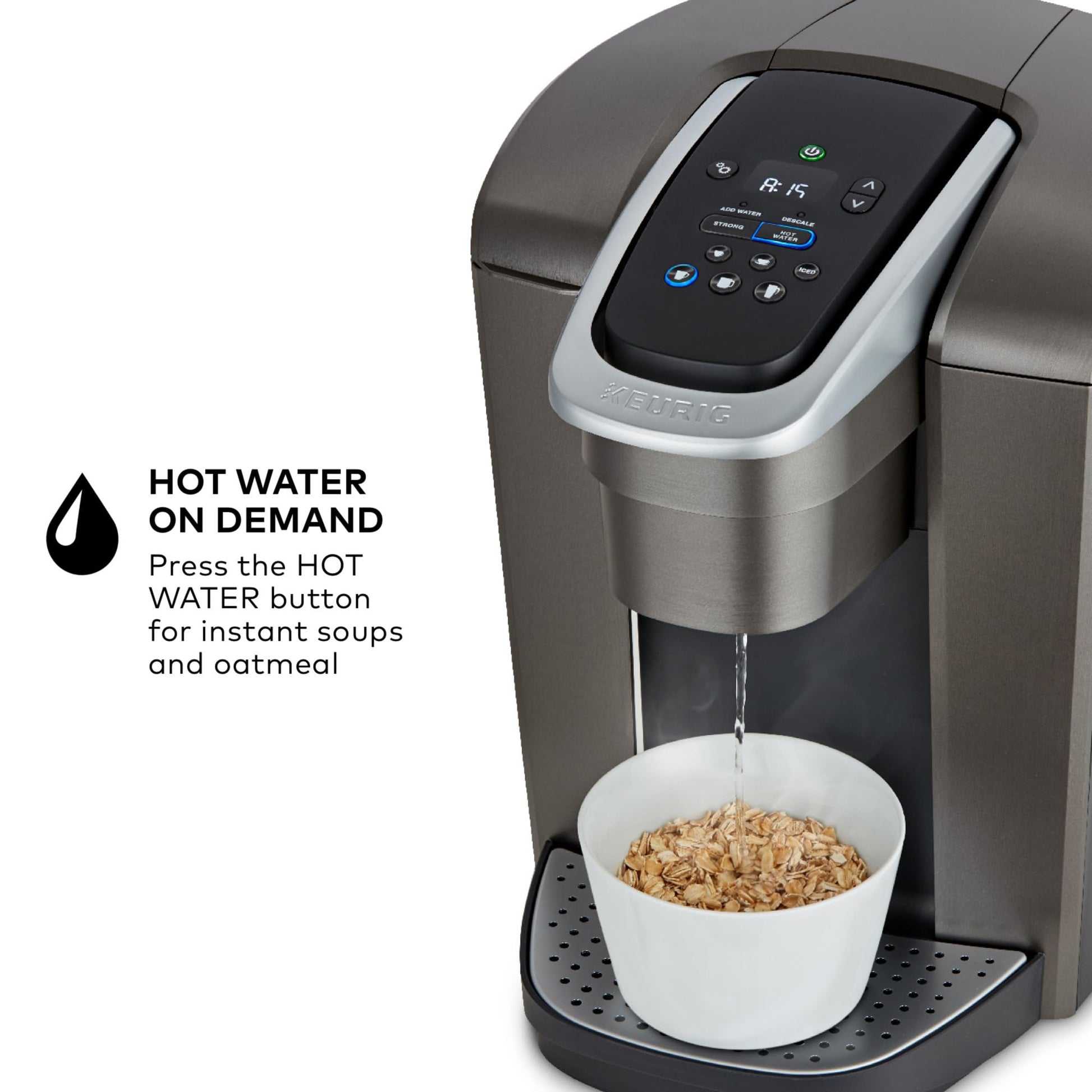 Keurig K-Elite Single Serve K-Cup Pod Coffee Maker, Programmable, Iced Coffee Capability, 8 to 12oz Brew Size