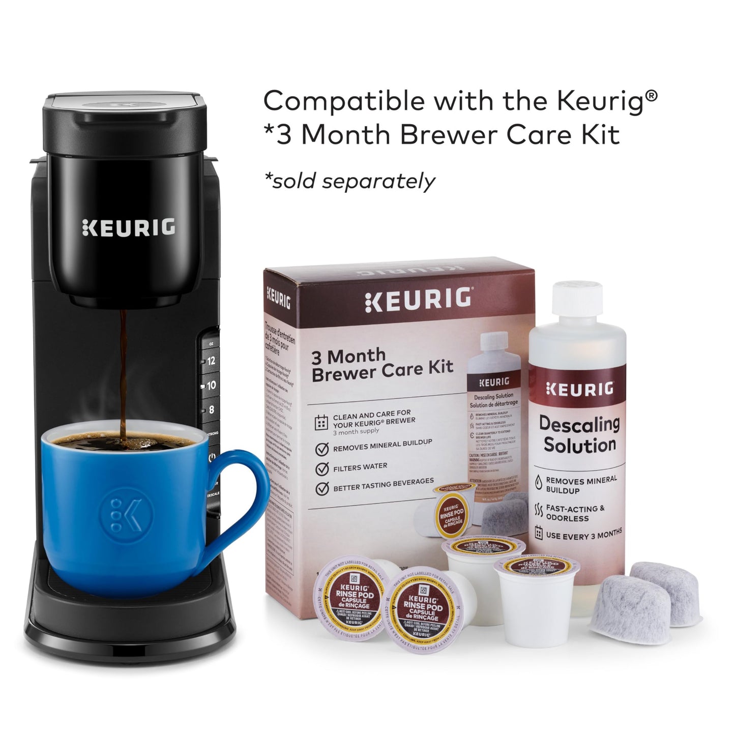 Keurig K-Express Single Serve K-Cup Pod Coffee Maker, 3 Brew Sizes