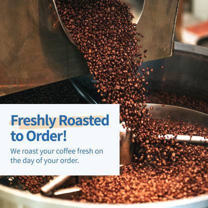 Bali Blue Moon Medium to Dark Roast Whole Bean Coffee 12 oz - Freshly Roasted to Order