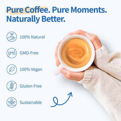 Bali Blue Moon Medium to Dark Roast Whole Bean Coffee 12 oz - Features