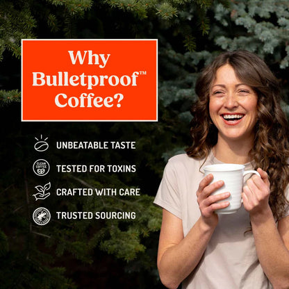 Bulletproof The Original Whole Bean Coffee, Sweet and Smooth, 12 oz.