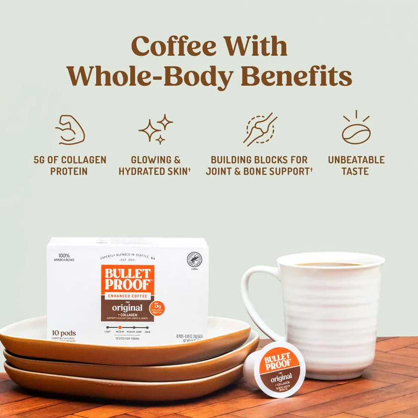 Bulletproof The Original + Collagen Coffee Pods, 10 ct.