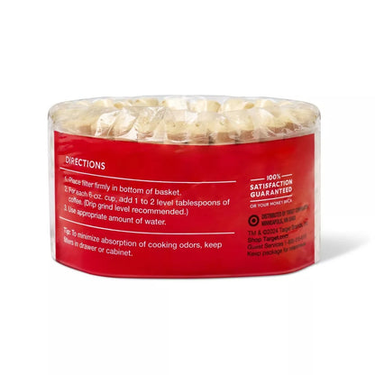 Market Pantry Natural Coffee Filters, 100 ct.