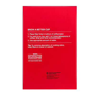 Market Pantry Natural Cone #4 Coffee Filters, 40 ct.