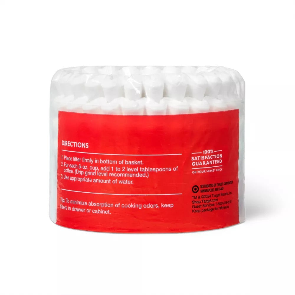 Market Pantry White Coffee Filters, 200 ct.