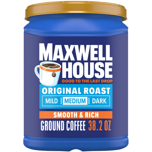 Maxwell House Original Roast Medium, Ground Coffee, 38.2 oz