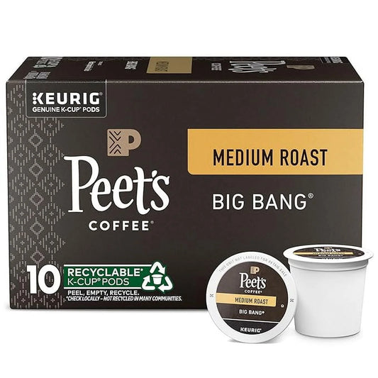 Peet's Coffee Big Bang Medium Roast K-Cup Pods,  10 ct.