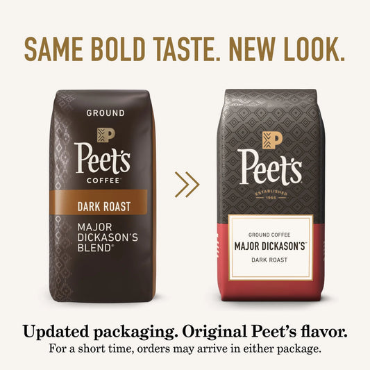 Peet's Coffee Major Dickasons Blend Dark Roast Ground Coffee