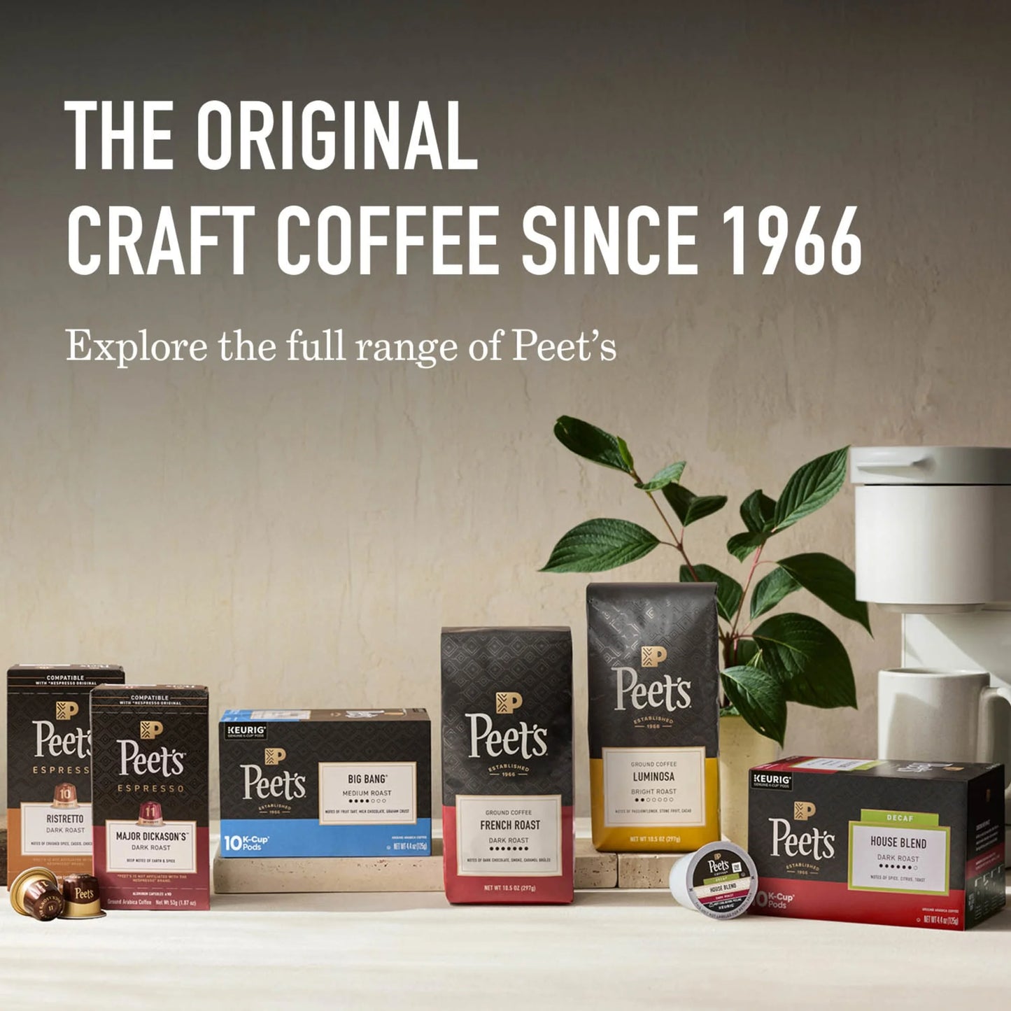 Peet's Coffee Major Dickasons Blend Dark Roast Ground Coffee