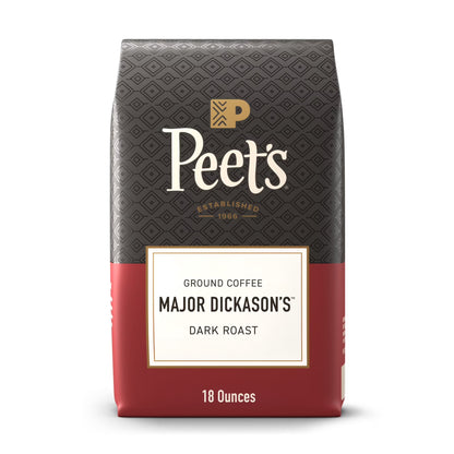 Peet's Coffee Major Dickasons Blend Dark Roast Ground Coffee, 18oz