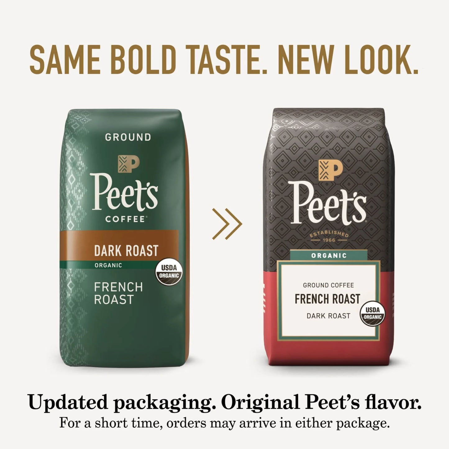 Peet's Coffee Organic French Roast Ground Coffee