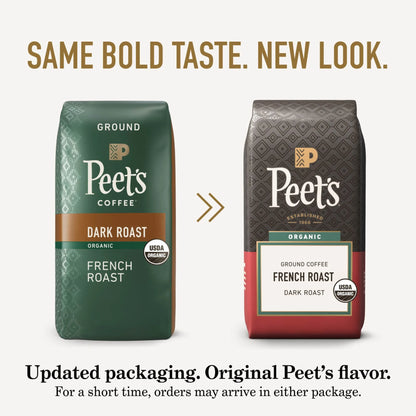 Peet's Coffee Organic French Roast Ground Coffee