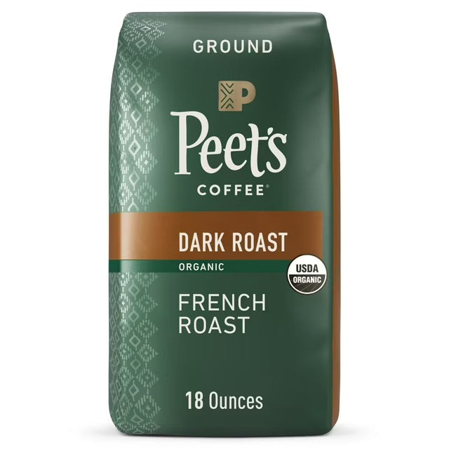 Peet's Coffee Organic French Roast Ground Coffee
