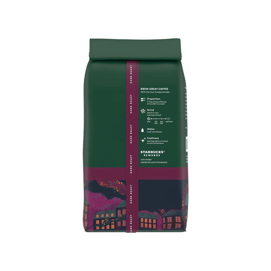 Starbucks French Roast Dark Roast Whole Bean Coffee, 12 oz.