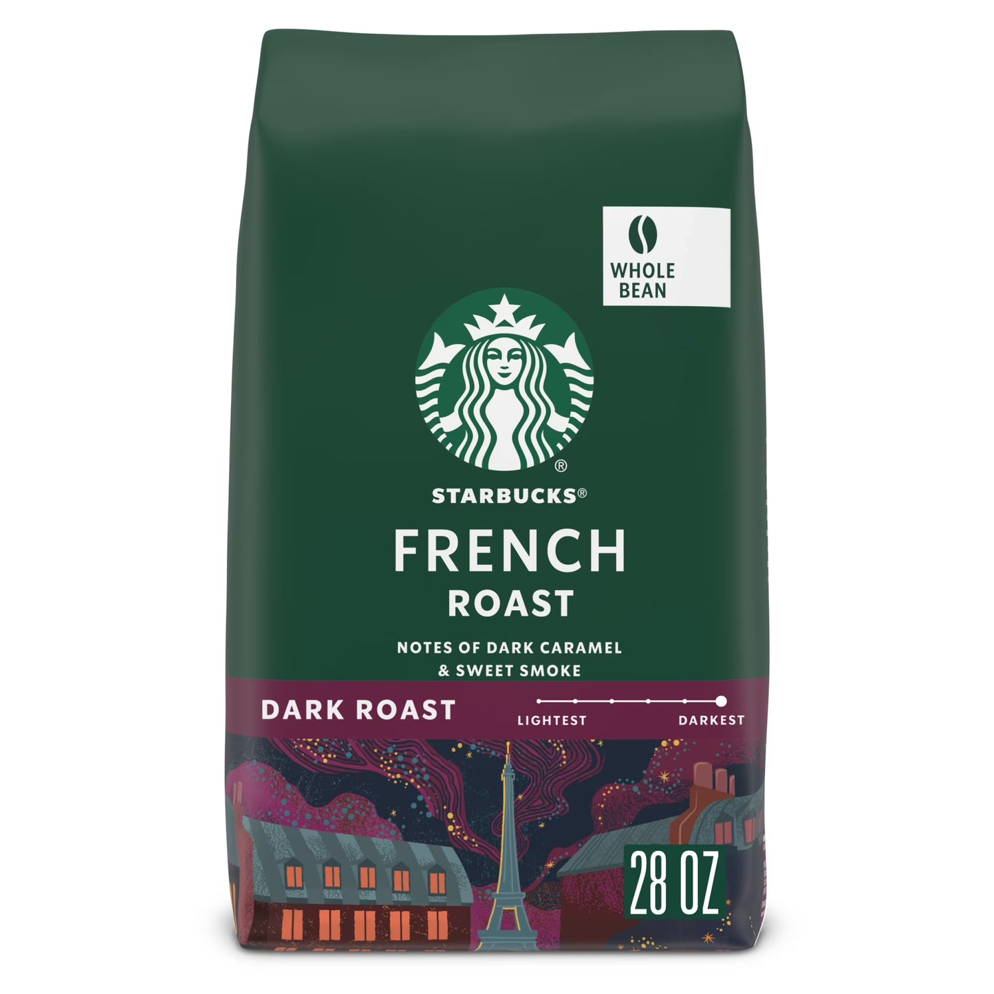 Starbucks French Roast Dark Roast Whole Bean Coffee