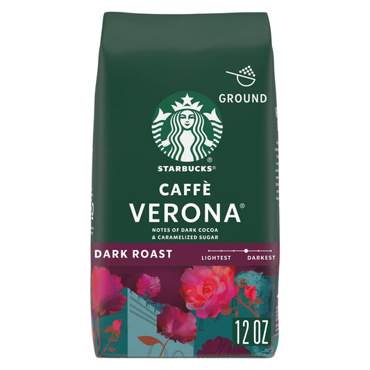 Starbucks Caffè Verona Dark Roast Ground Coffee, 12 oz.