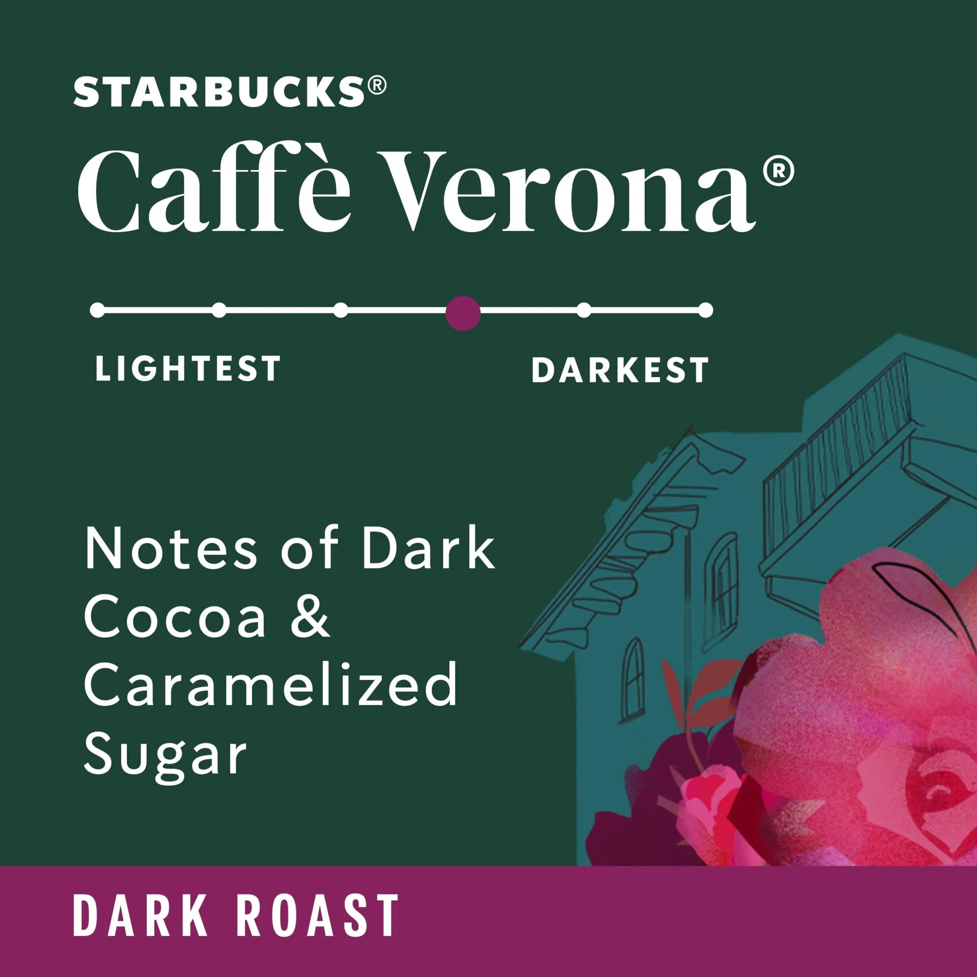 Starbucks Caffè Verona Dark Roast Ground Coffee