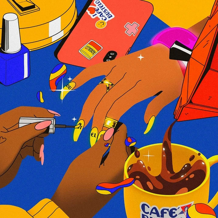 Cafe Bustelo Espresso Ground Coffee Dark Roast 36 oz Canister