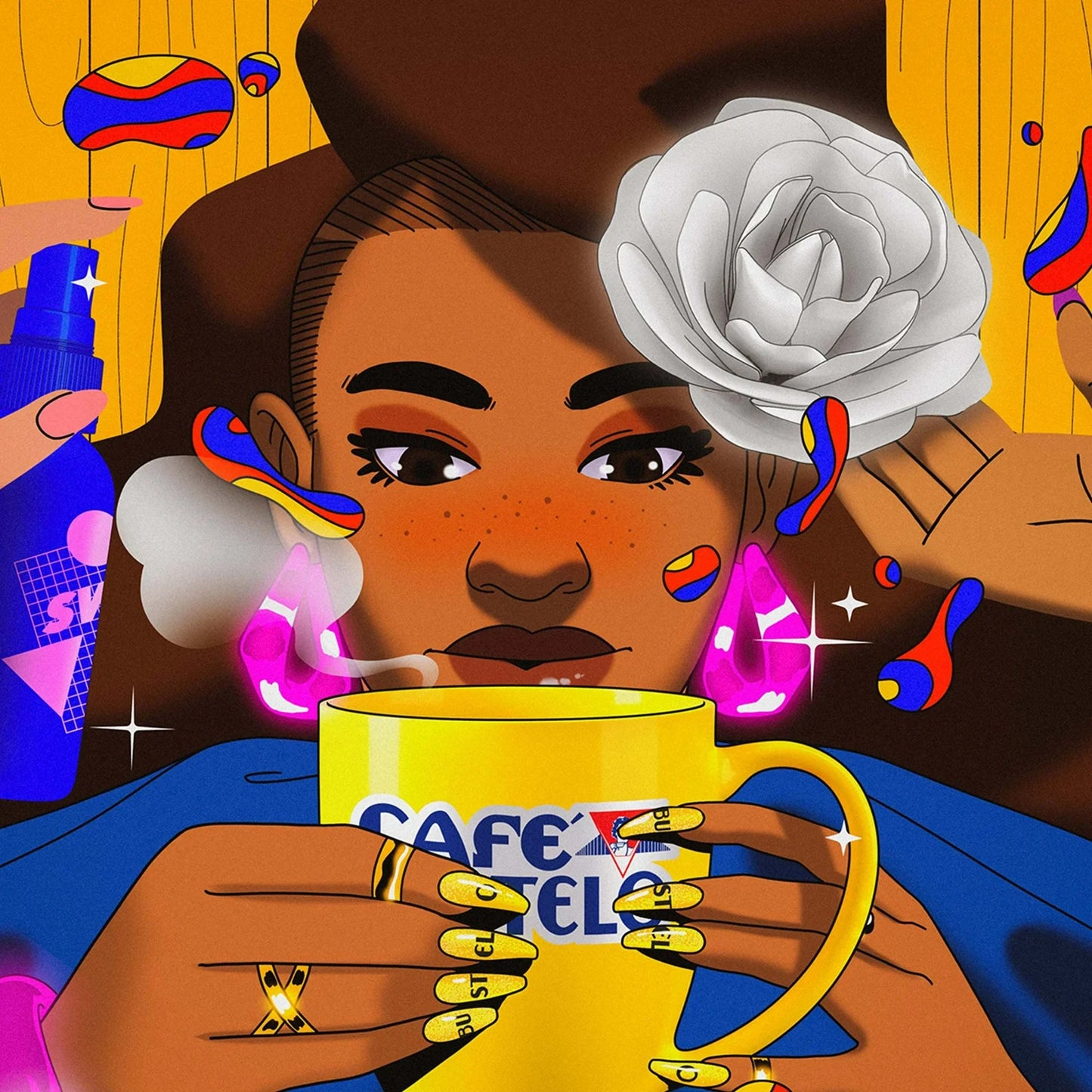 Cafe Bustelo Espresso Style, Dark Roast Coffee, Keurig K Cup Pods, 48 Count Box