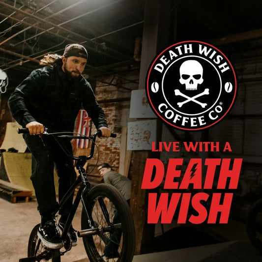 Death Wish Coffee Organic and Fair Trade, Dark Roast Ground Coffee, 16 oz