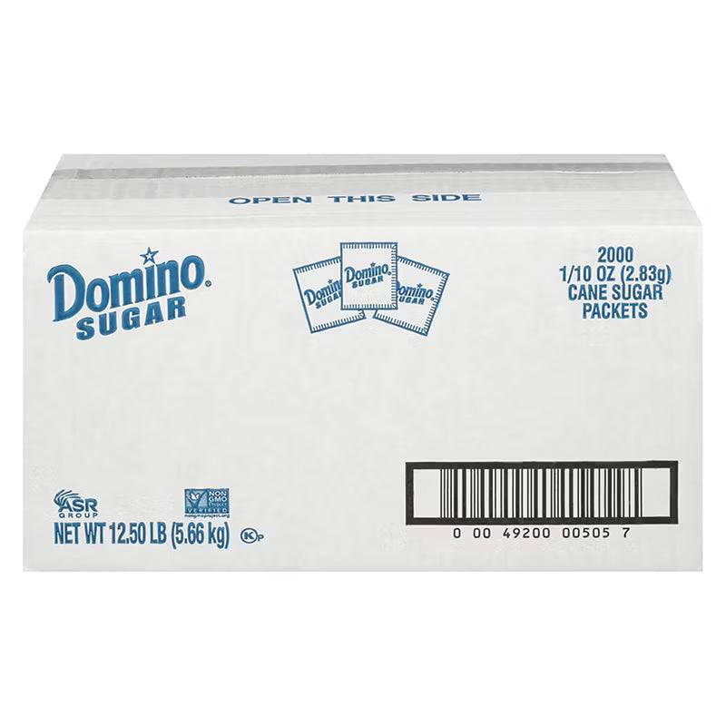 Domino Granulated Sugar Packets, Coffee Sweetener, 2000 ct.