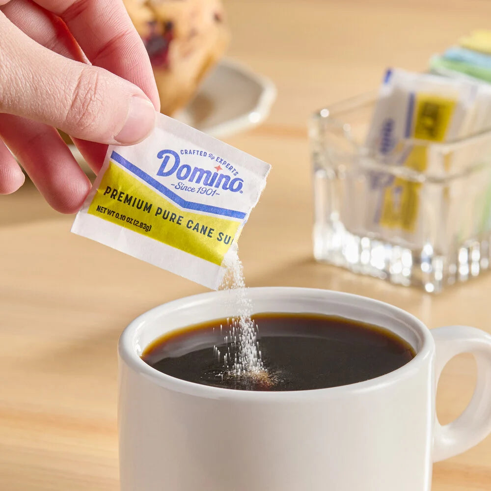 Domino Granulated Sugar Packets, Coffee Sweetener, 2000 ct.