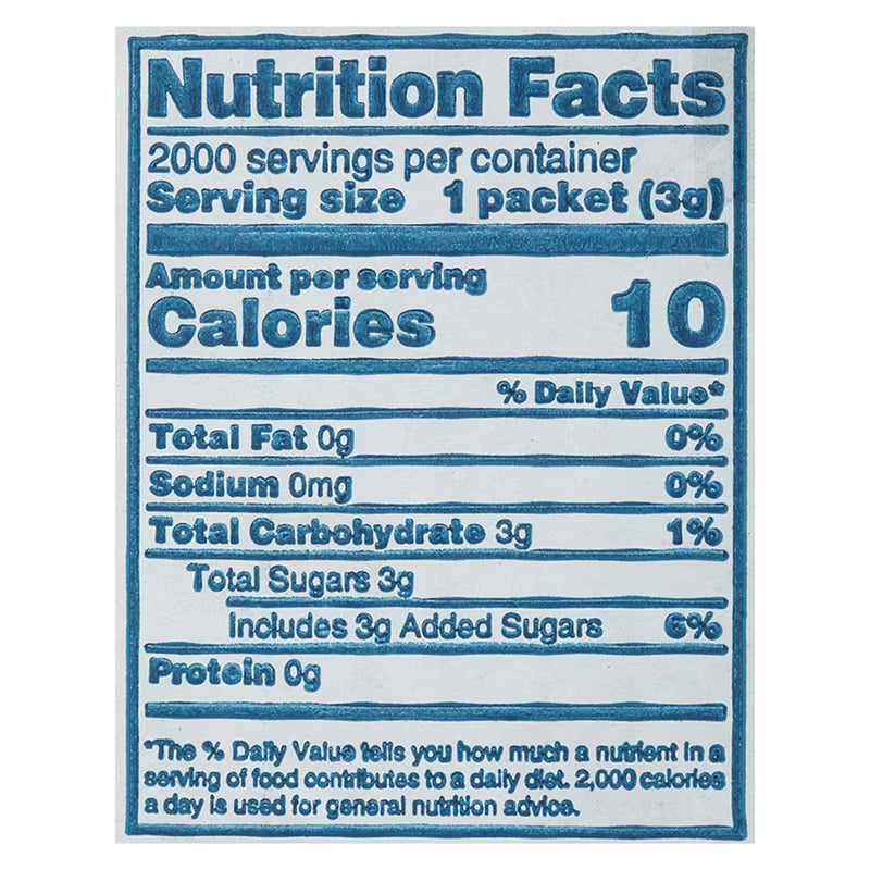 Domino Granulated Sugar Packets, Coffee Sweetener, 2000 ct.