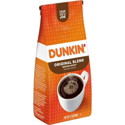 Dunkin’ Original Blend Medium Roast Ground Coffee, 12 oz