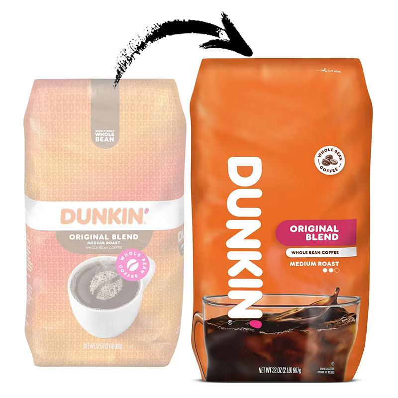 Dunkin' Original Blend Whole Bean Coffee Medium Roast 32 oz