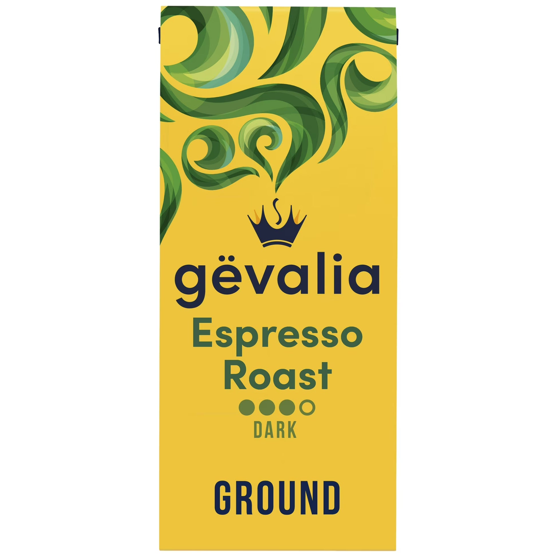 Gevalia Espresso Dark Roast Ground Coffee, 12 oz