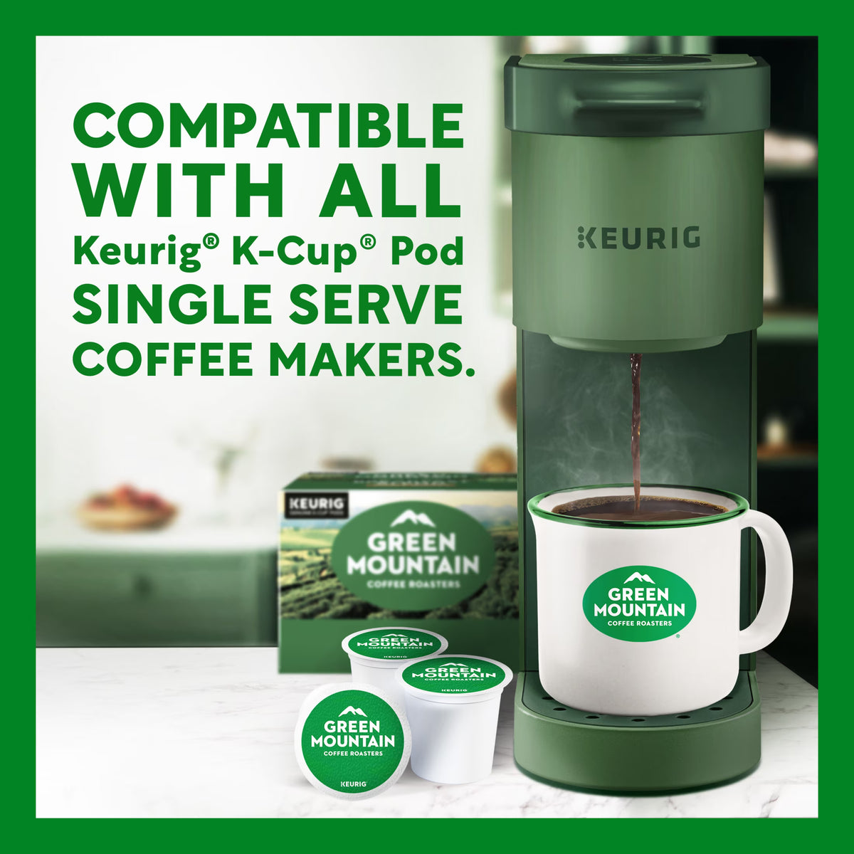 Green Mountain Coffee Roasters Caramel Vanilla Cream Light Roast K-Cup Coffee Pods