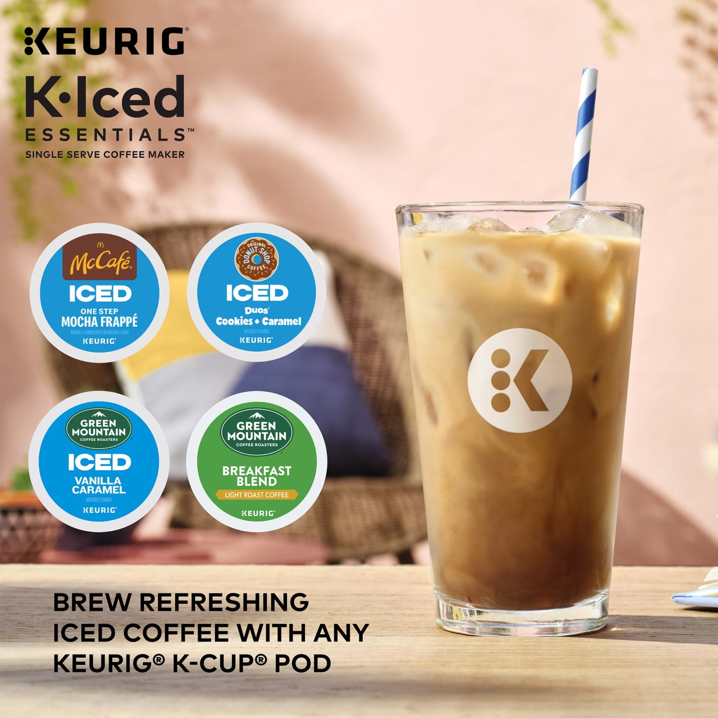 Keurig K-Express Essentials Plus Hot & Iced Coffee Maker K-Cup