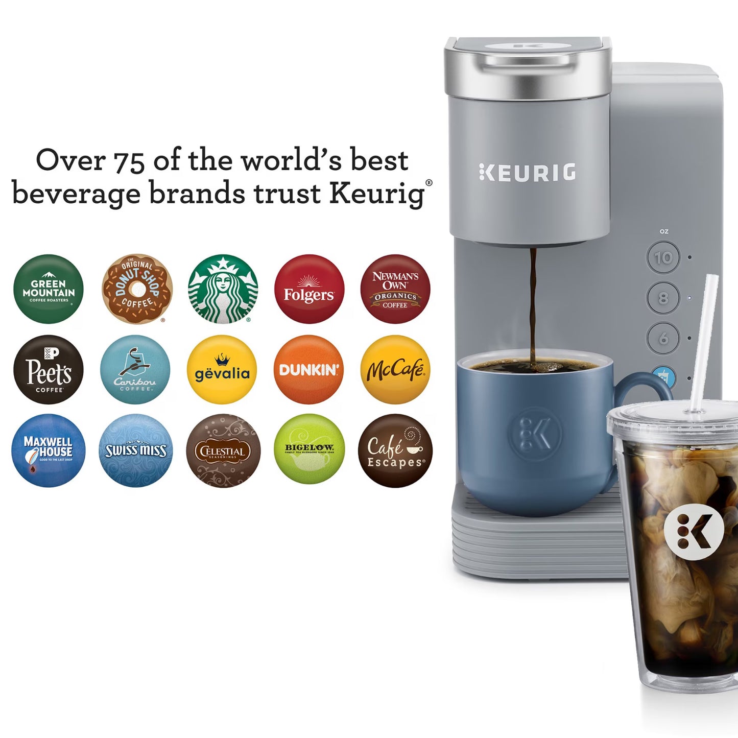 Keurig K-Express Essentials Plus Hot & Iced Coffee Maker K-Cup