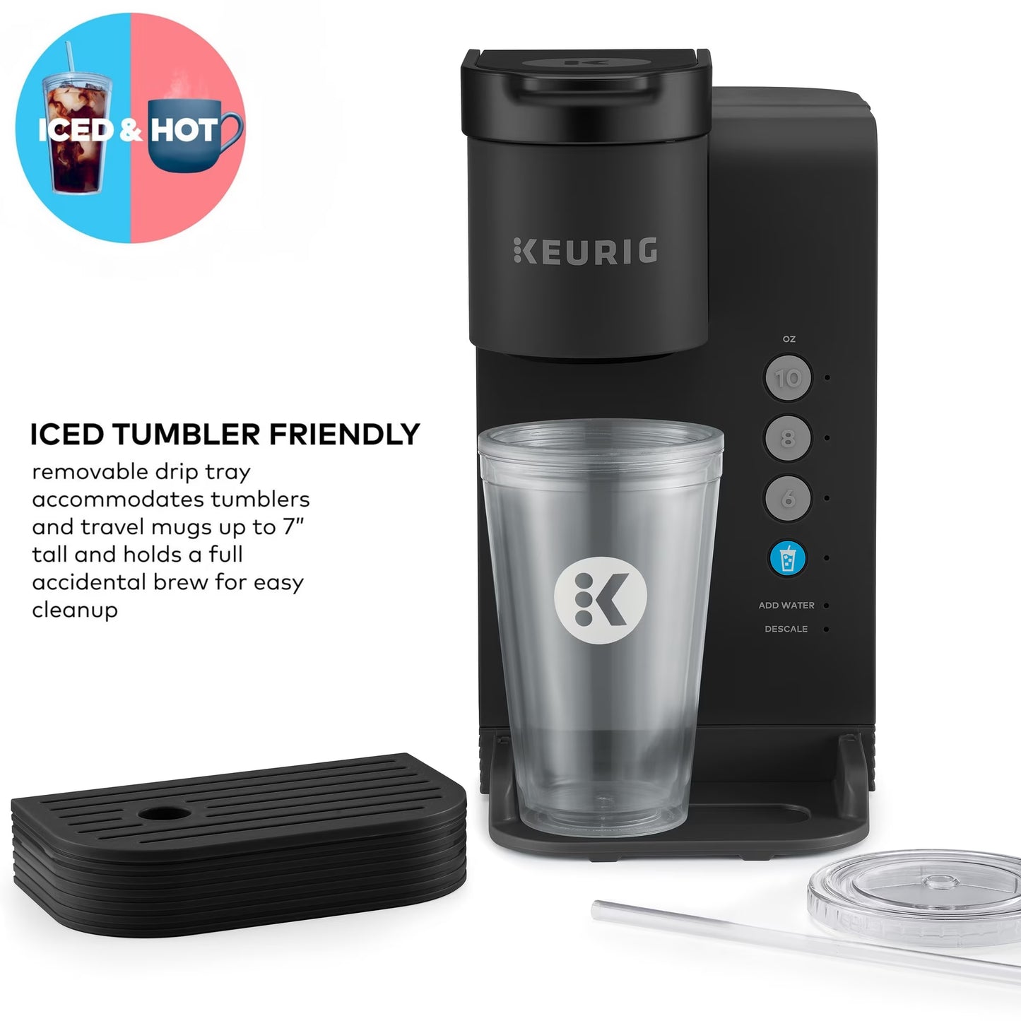 Keurig K-Express Essentials Plus Hot & Iced Coffee Maker K-Cup