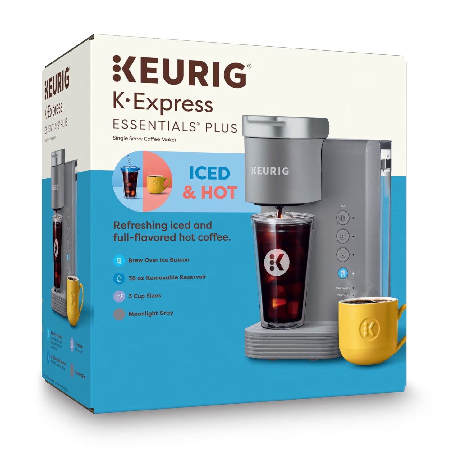 Keurig K-Express Essentials Plus Hot & Iced Coffee Maker K-Cup