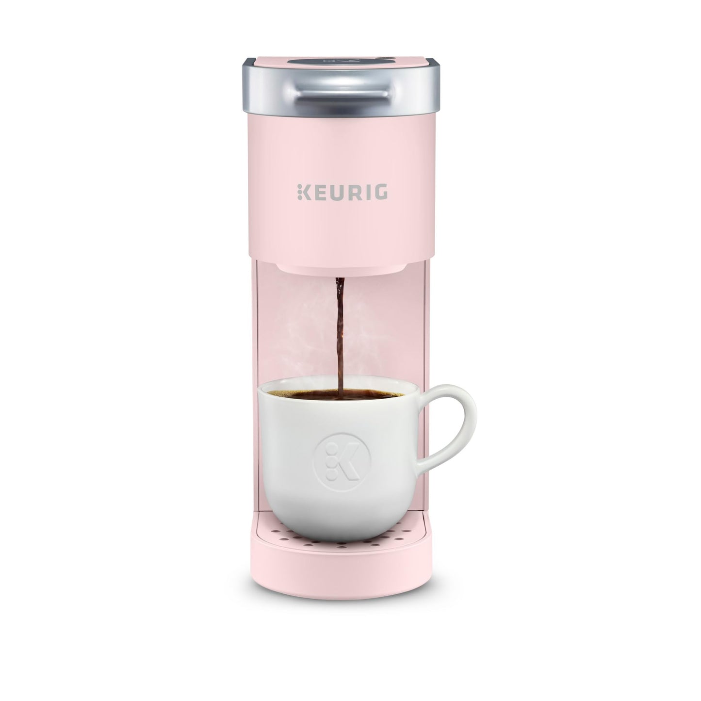 Keurig K-Mini Single Serve K-Cup Pod Coffee Maker, 6 to 12oz Brew size, Dusty Rose